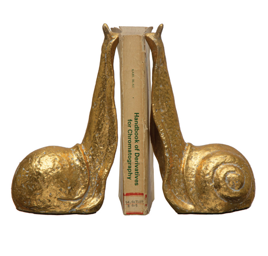 Snail Bookends s/2