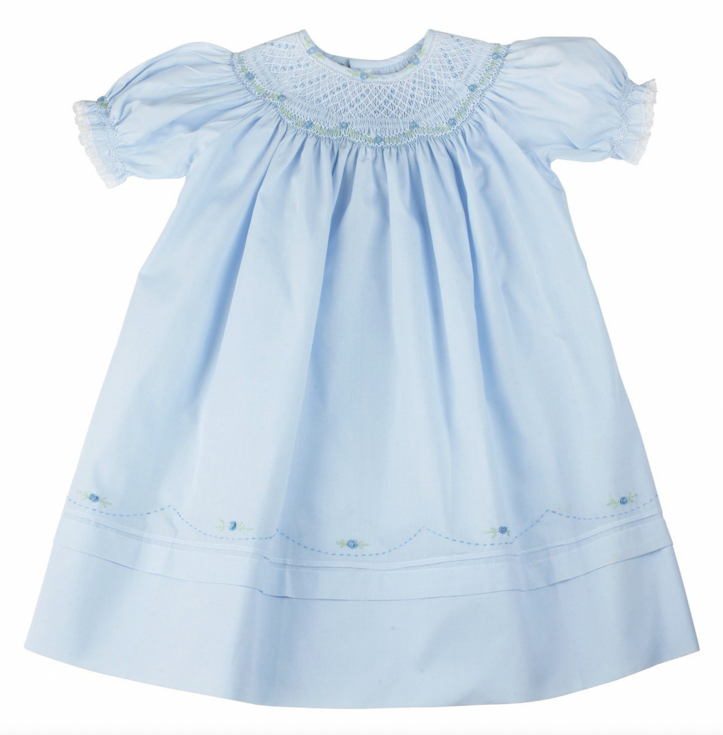 Feltman Blue Rosette Bishop Dress