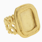 Handcast Gold Adjustable Ring
