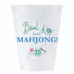 Let's Mahjong Frosted Cups