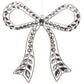 Clear Jeweled Bow Ornament