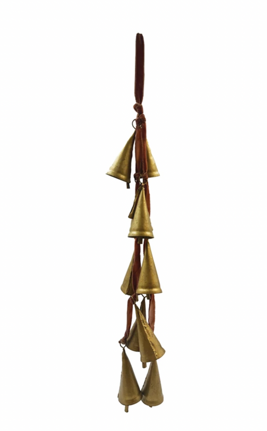 16" Velvet Bell Door Hanger