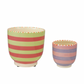 Stoneware Striped Vase