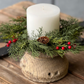 4.5" Alpine Berries Candle Ring