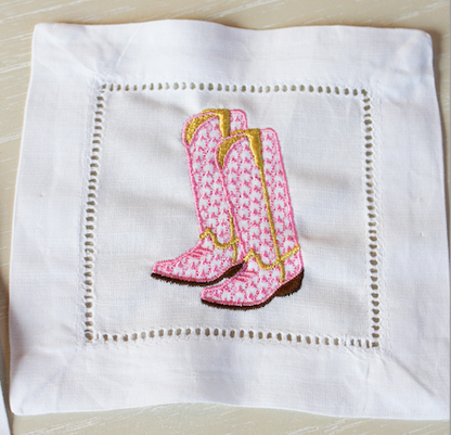 Huck Cowboy Boot Cocktail Napkins