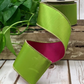 2.5" Double Sided Hot Pink/Green Apple
