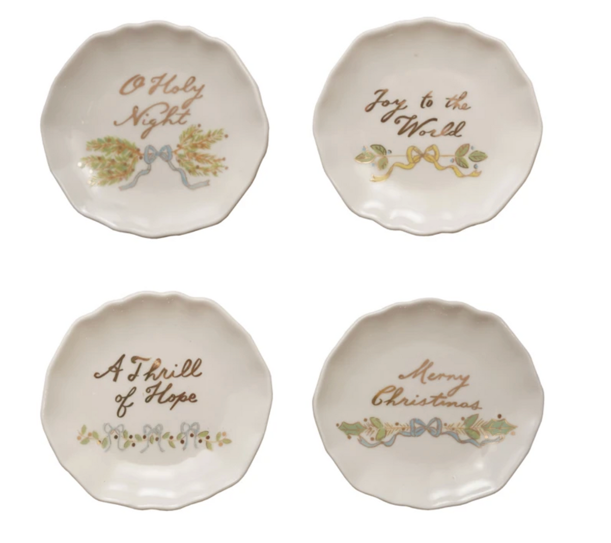 Christmas Round Dish