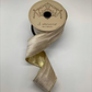 2.5" Champagne Marble Velvet 10 yds