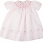 Pink Pearl Flower Bishop Dress