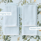 Stitched Edge Powder Bath Towel
