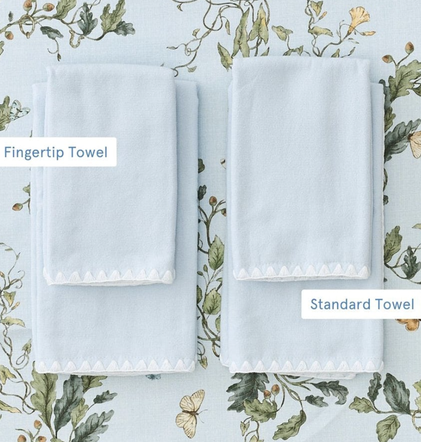 Stitched Edge Powder Bath Towel