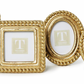 Beaded Texture Gold Photo Frames