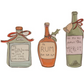 Bottle Shape Holiday Cocktail Plate