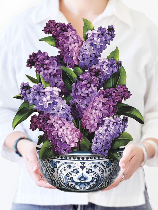 Garden Lilacs 3D Card