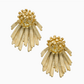 Gold Cluster/Fan Earrings