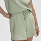 Ollie High Rise Short in Snow Sage
