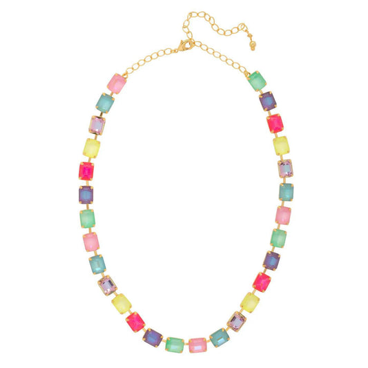 Octavia Vibrant Tennis Necklace