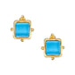 Gold Square Studs