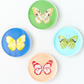 CC Acrylic Butterfly Coasters S/4