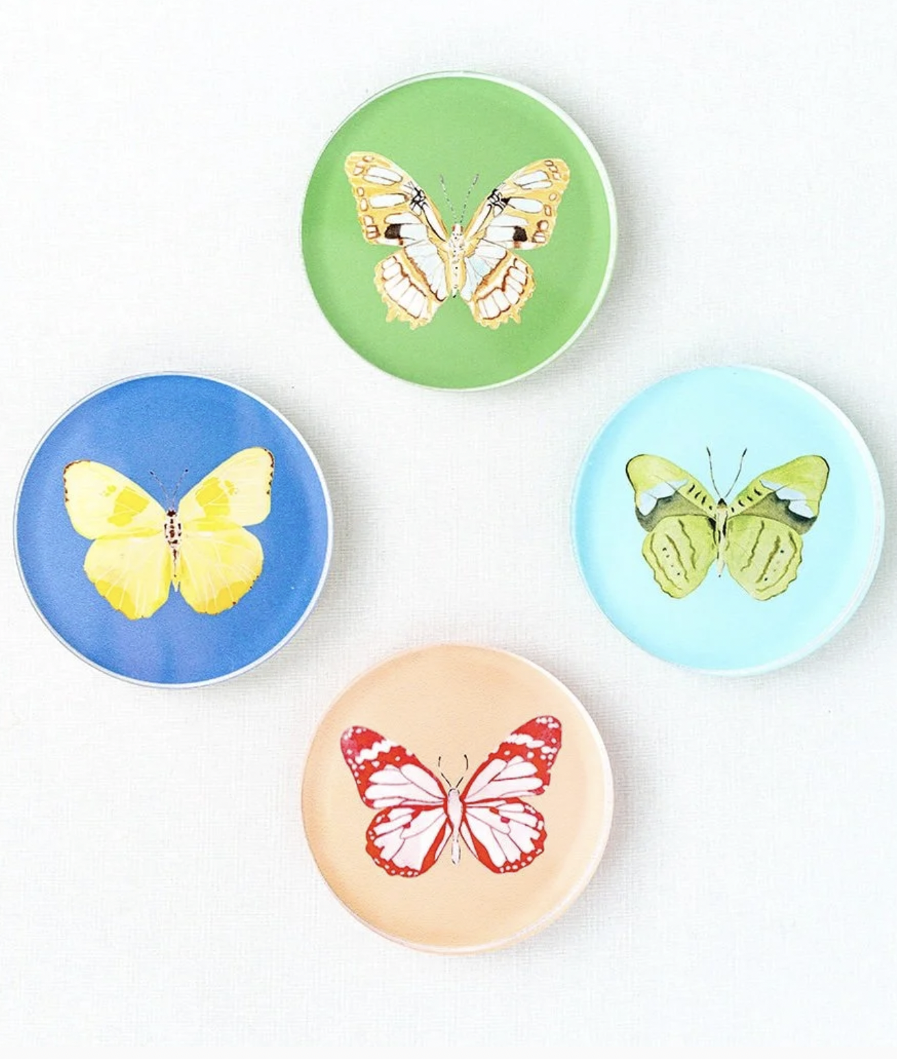 CC Acrylic Butterfly Coasters S/4