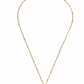 Handcast Gold Bee Necklace