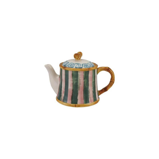 Teapot Stripe & Bamboo