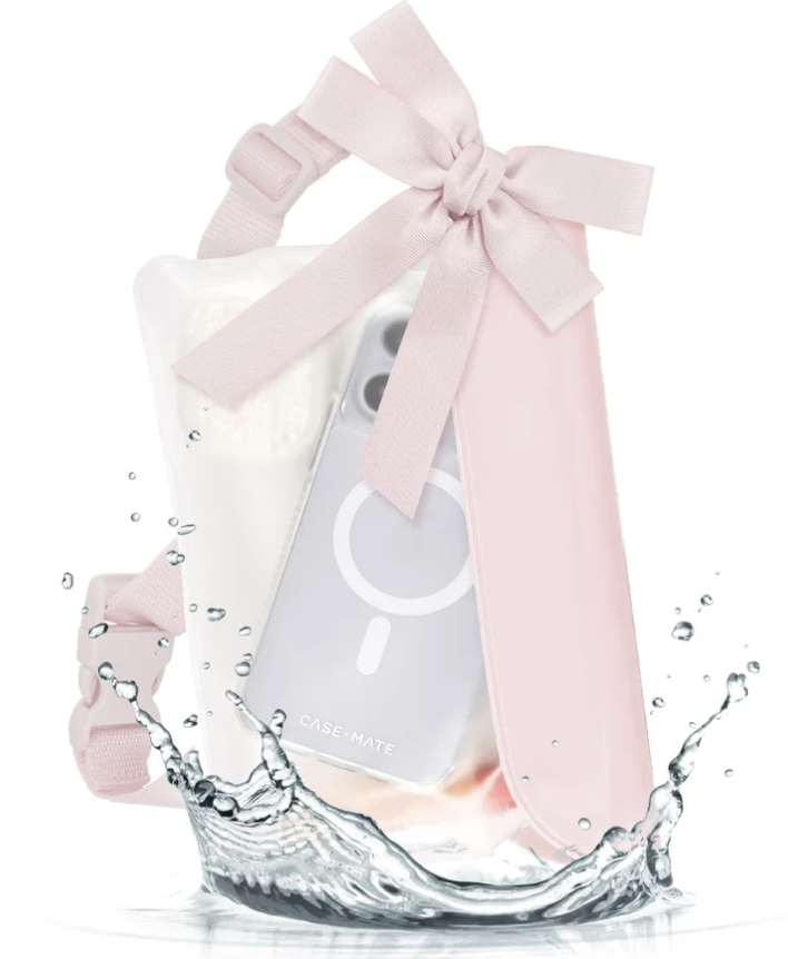 Case-Mate Waterproof Bow Belt Bag Ballet Pink
