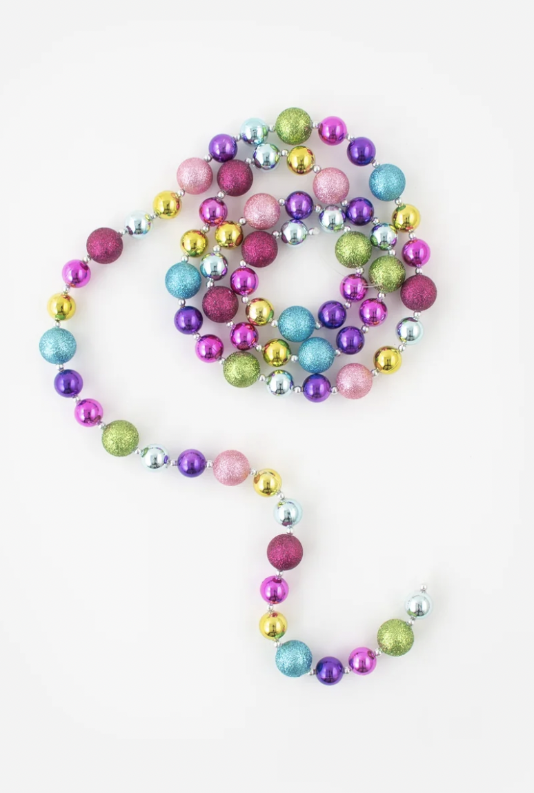 Glitter Ball Garland