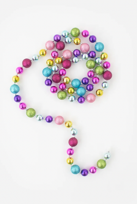 Glitter Ball Garland