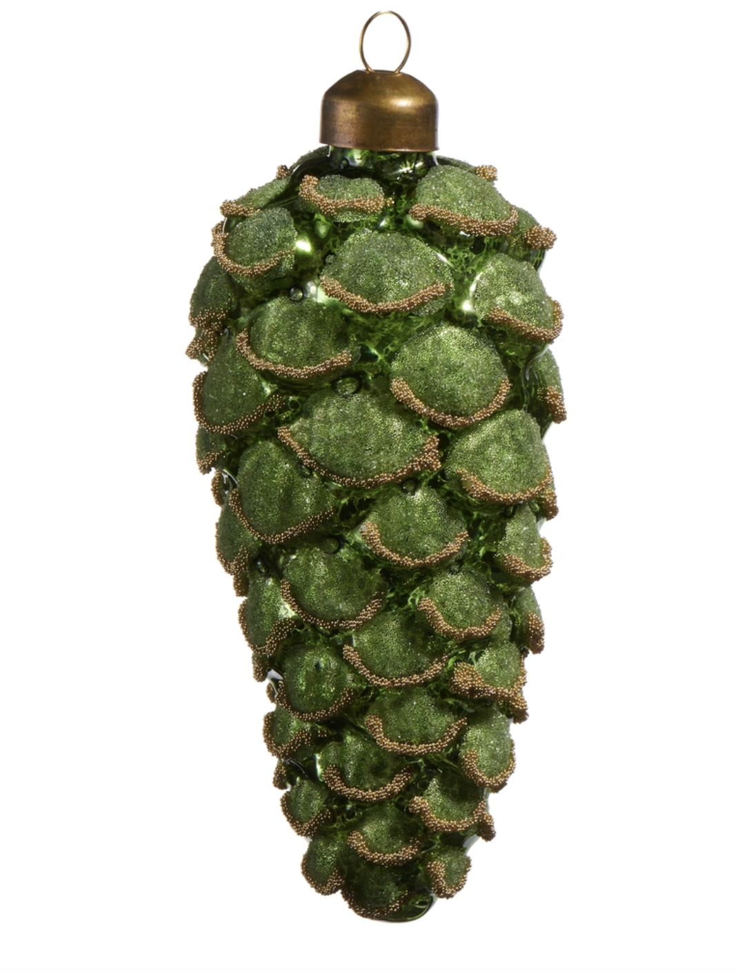 Green Pinecone Ornament