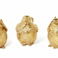 Set of 3 Gold Birds