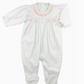 Sweet Pink Dots Baby Girl Footie