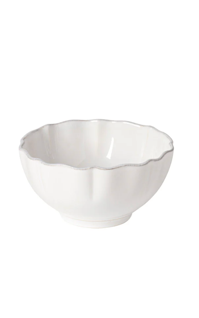Rosa White Cereal Bowl