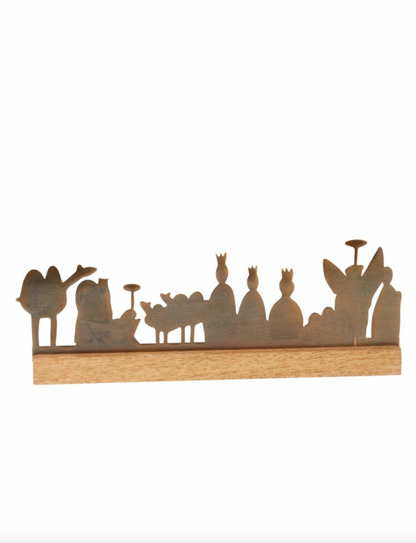 Golden Nativity Scene