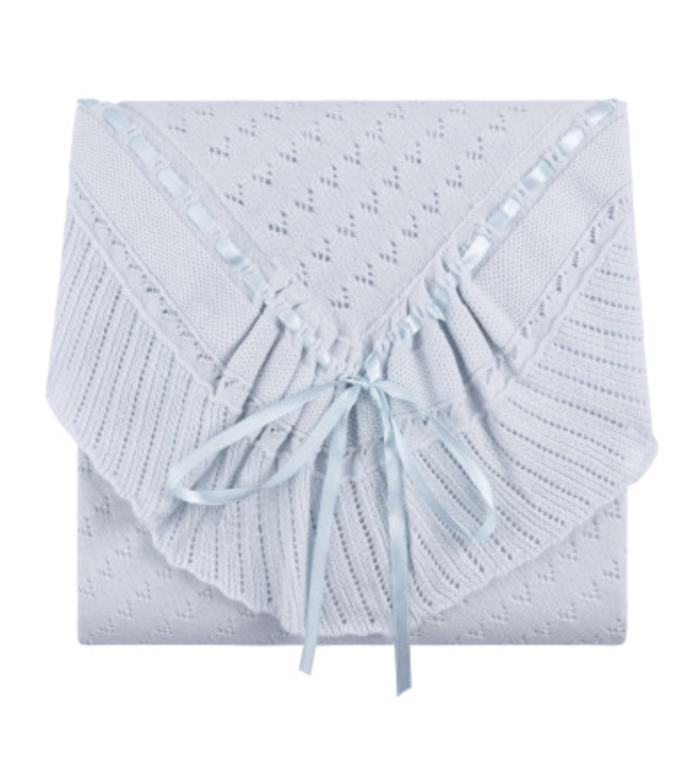 Pointelle Knit Blanket