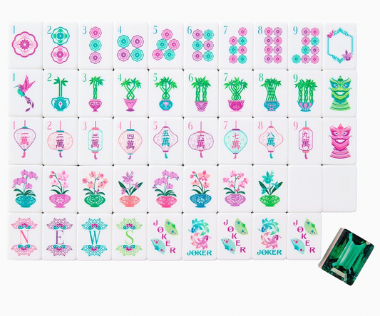 Emerald Mahjong Tiles