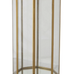 Glass and Brass Tall Terriumn