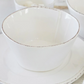 Lastra White Cereal Bowl