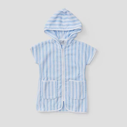 Weezie Kids Coverup in Light Blue Stripe