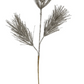 Faux Pine Pick with Glitter, Champagne Color