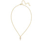 Cross  Clear Pendant Necklace