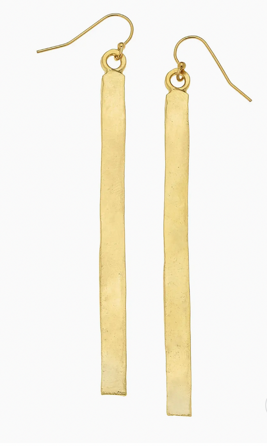 Gold 3Bar Earring