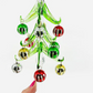 Glass trees w/ balls 7.5"