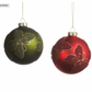 Glittered Butterfly Ball Ornament