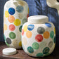 Colorful Dot Jar