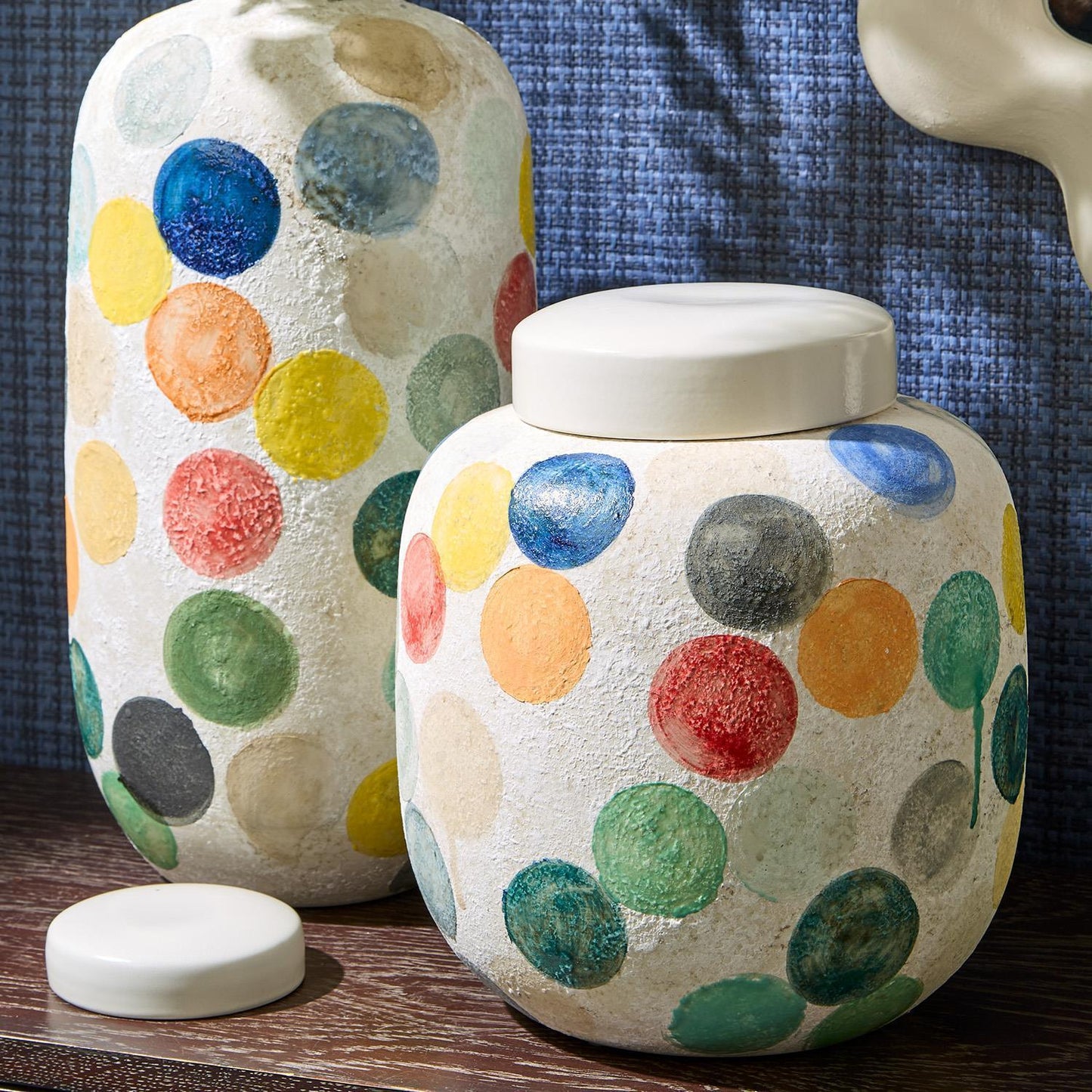 Colorful Dot Jar