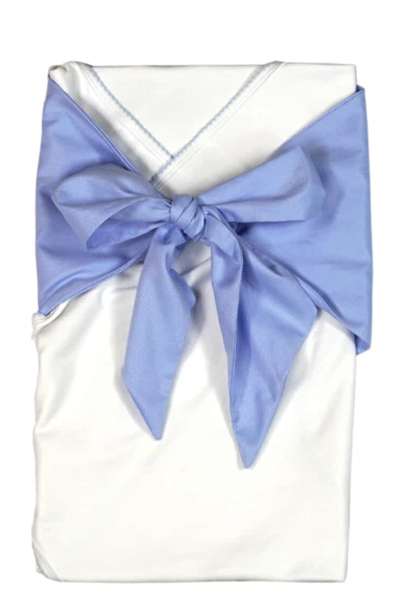 Pima Bow Swaddle Wrap