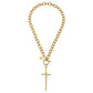 Tall Cross Toggle Necklace