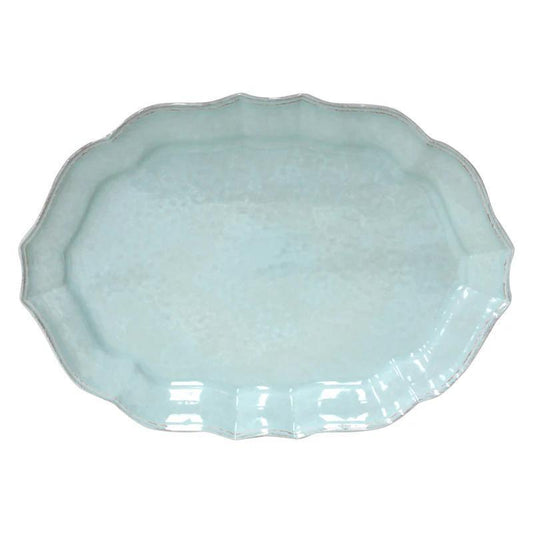 Impressions Oval Platter Blue