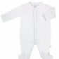 Paty Knit Blue Footie